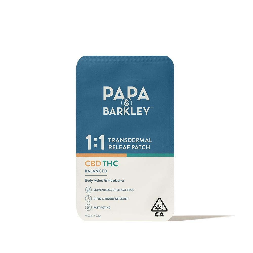 Releaf Patch 1:1 CBD:THC 30mg