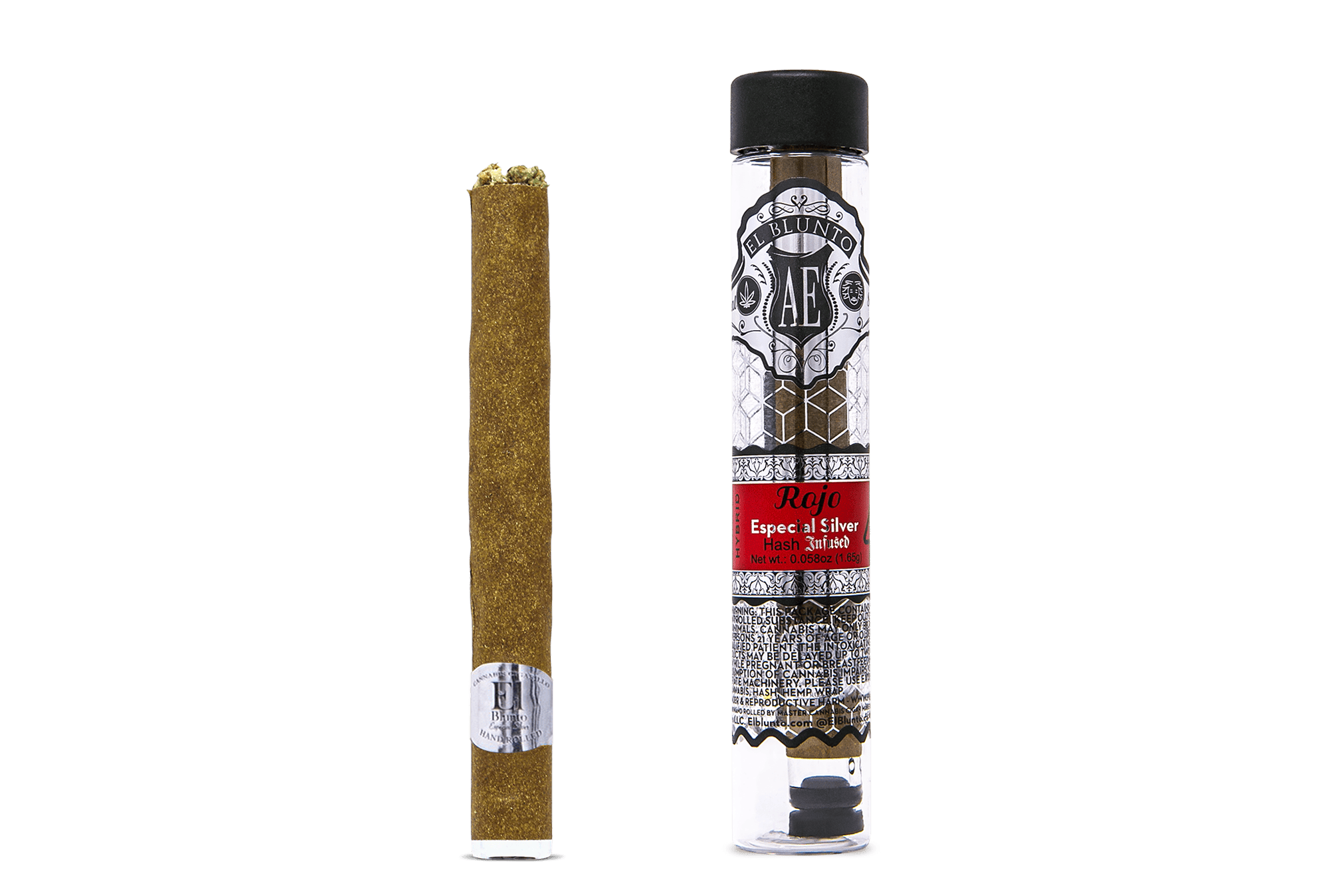 El Blunto Silver - Hash Infused - Rojo - 1.65G