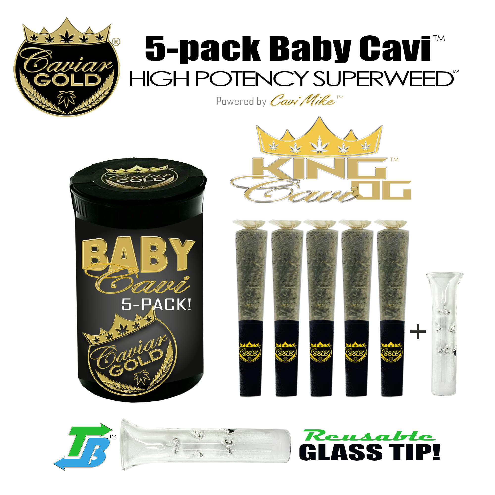 Cavi J | Infused Pre-roll | King Cavi OG | 2.5g | 5pk