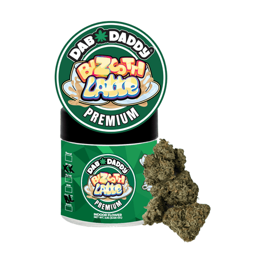 Bizcotti Latte Flower Dab Daddy® 3.5g Premium Indoor Flower