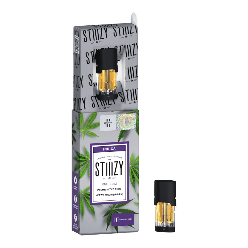 Vape Cartridge - PURPLE PUNCH 1G Original THC Pod - STIIIZY