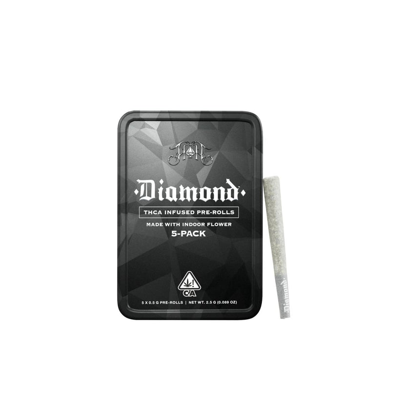 XJ-13 | Hybrid - Diamond THCA-Infused Pre-Rolls - 2.5G 5-Pack