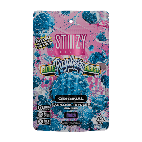 - BLUE RASPBERRY BLAST - 100MG ORIGINAL EDIBLES