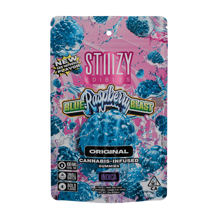 - BLUE RASPBERRY BLAST - 100MG ORIGINAL EDIBLES