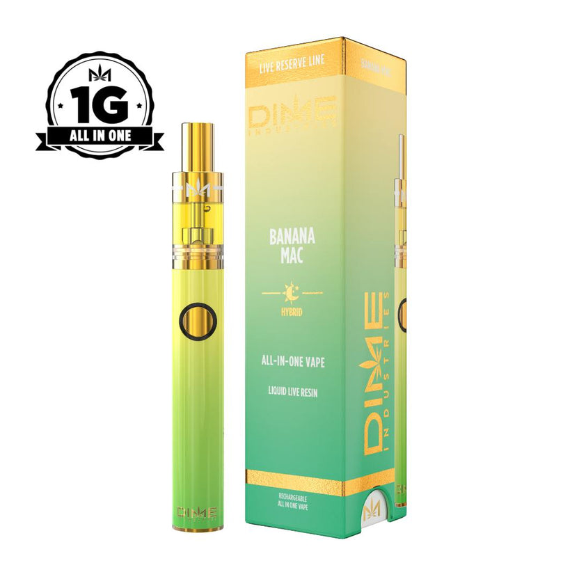 Dime Industries | Banana MAC | Live Resin Disposable | 1G