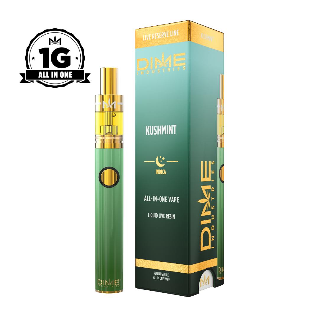 Dime Industries | Kushmint | Live Resin Disposable | 1G