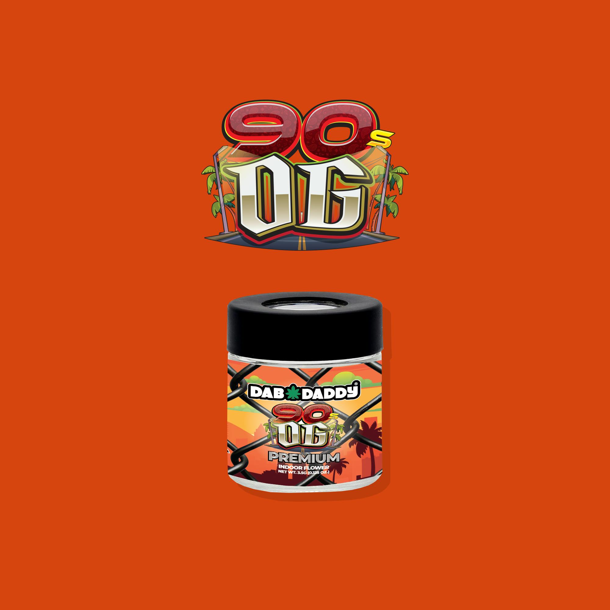 90's OG Flower Dab Daddy® 3.5g Premium Indoor Flower