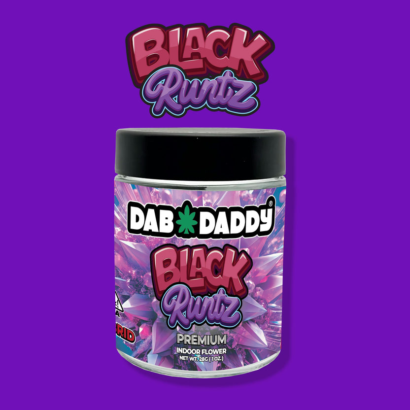 Black Runtz Flower Dab Daddy® 28g Premium Indoor Flower