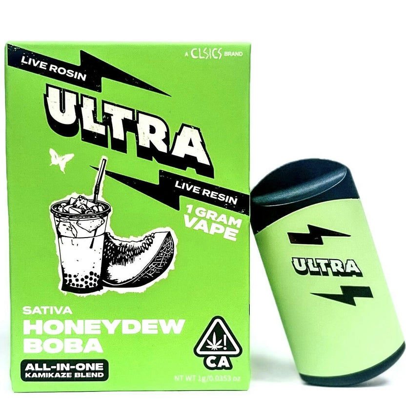 Honeydew Boba - 1g Live Rosin/Live Resin All-In-One Vape