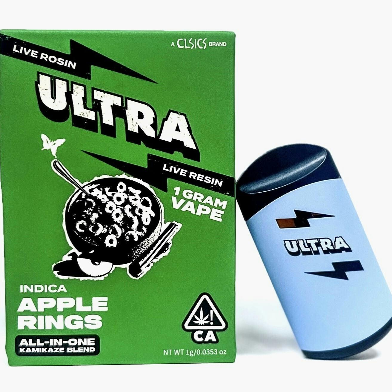 Apple Rings - 1g Live Rosin/Live Resin All-In-One Vape