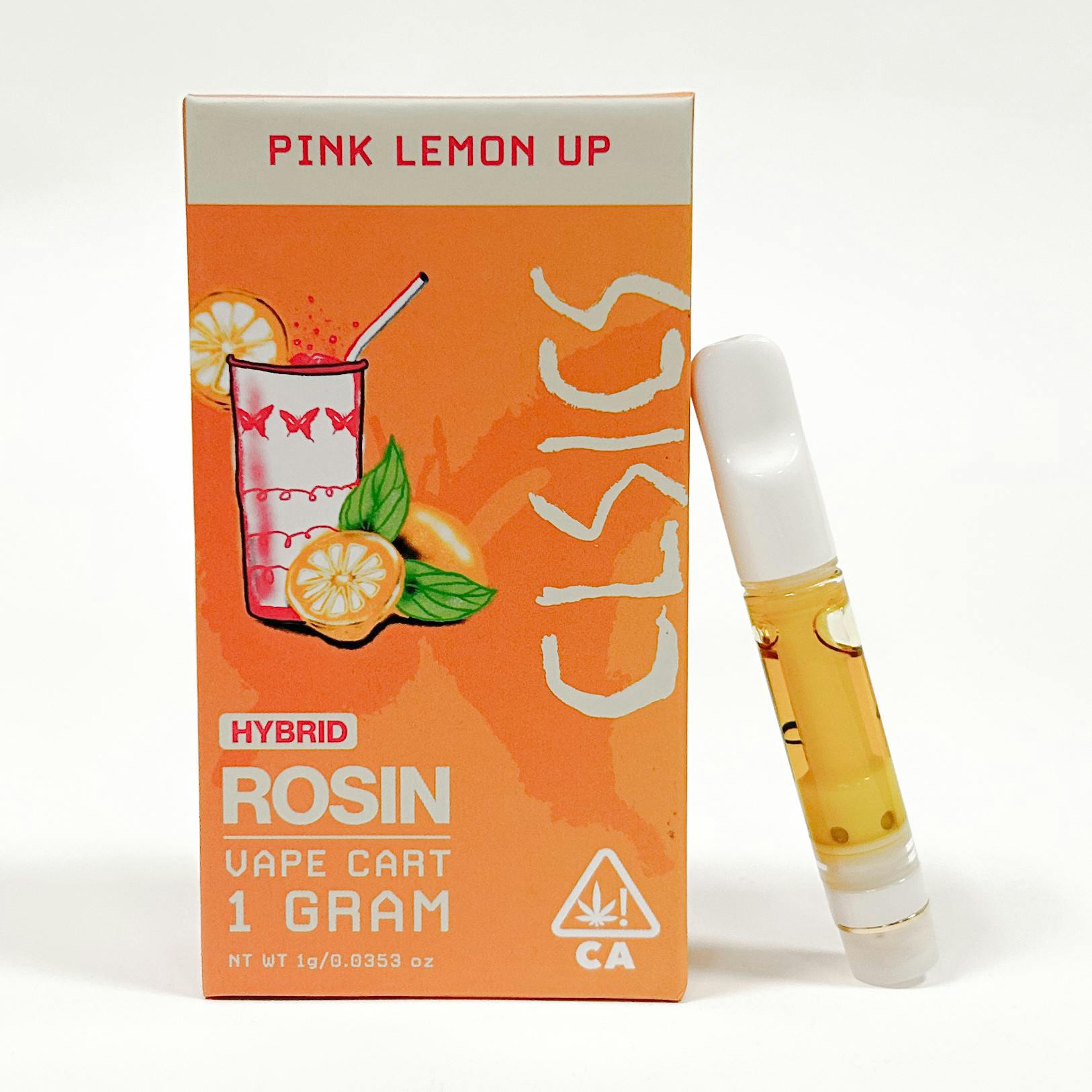 Pink Lemon Up - Live Rosin Vape Cartridge 1g