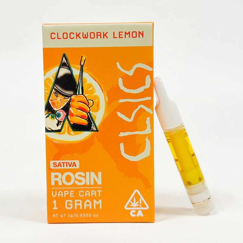 Clockwork Lemon - Live Rosin Vape Cartridge 1g