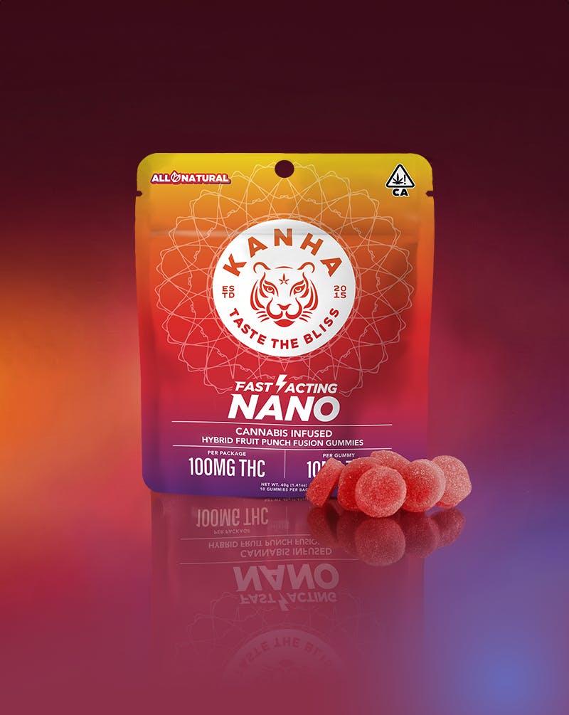 Fruit Punch Fusion | NANO | Hybrid | 100mg THC | 10-pack