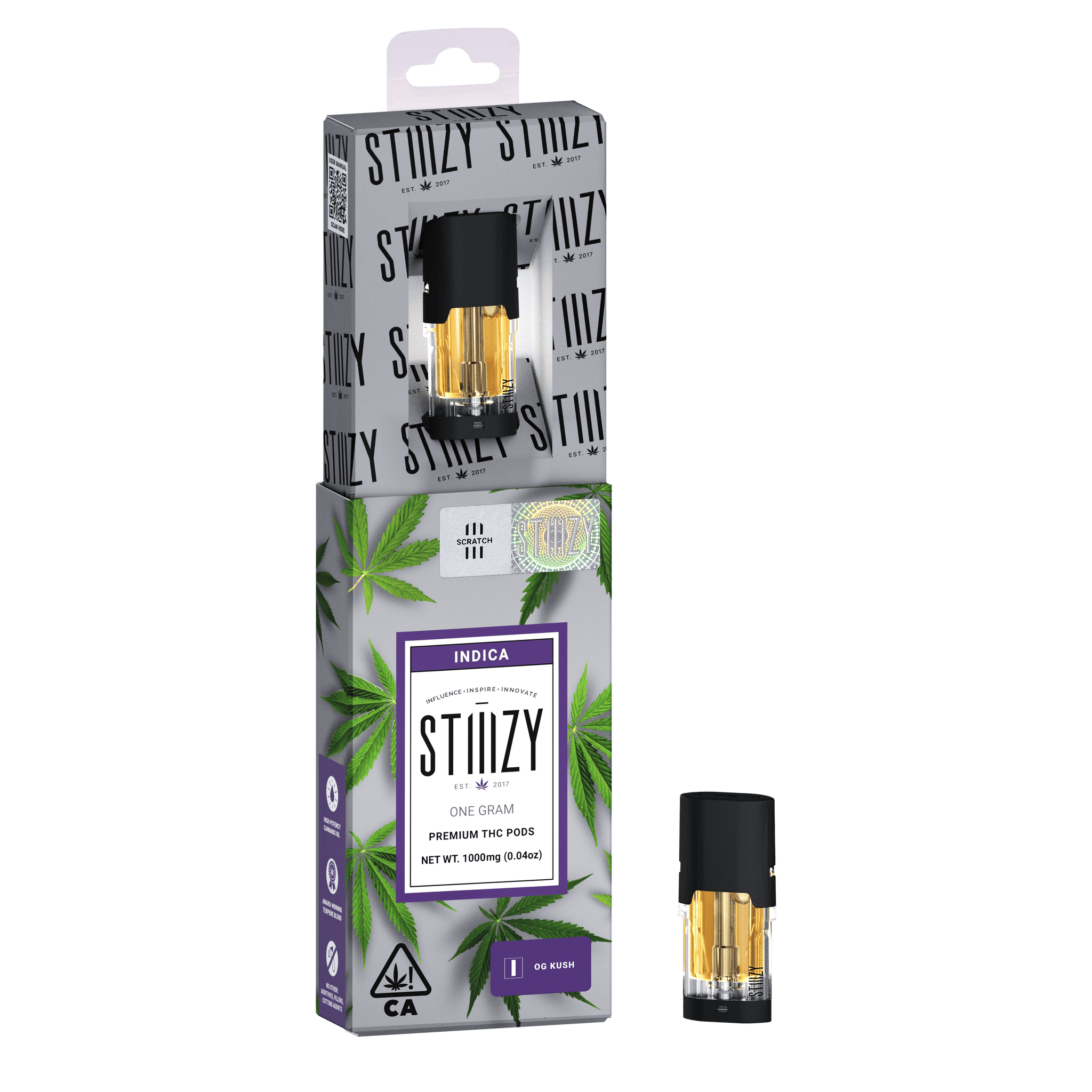 Vape Cartridge - OG KUSH 1G Original THC Pod - STIIIZY