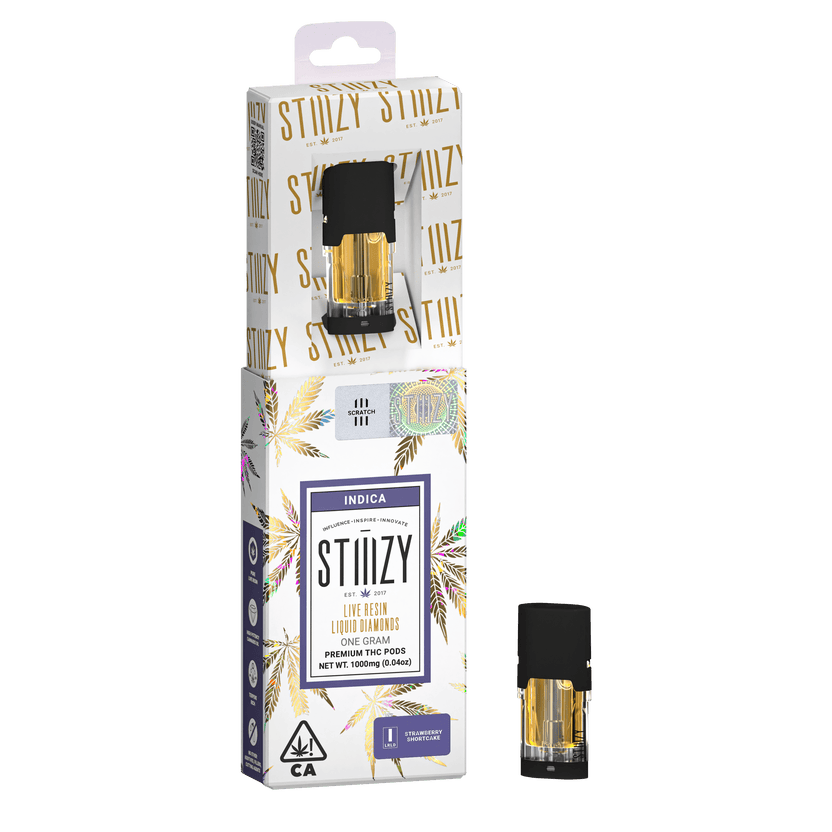 Vape Cartridge - STRAWBERRY SHORTCAKE 1G Live Resin Liquid Diamonds Pod