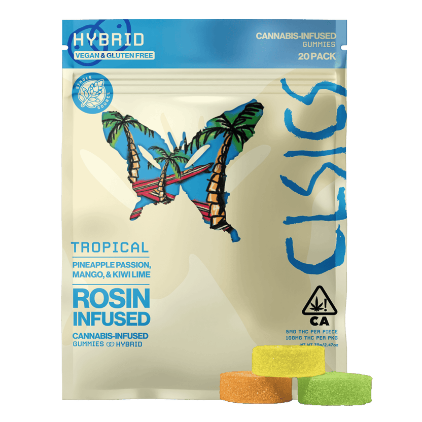 Tropical Hybrid 20Pk Gummies - LIVE ROSIN INFUSED PARTY PACK