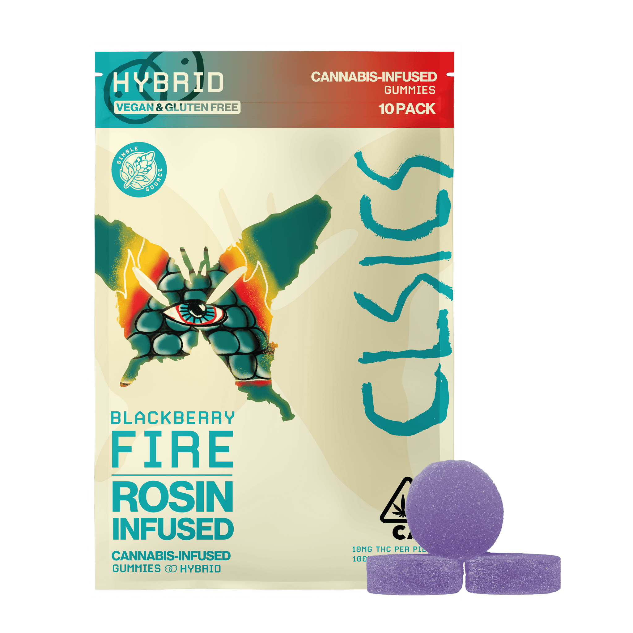 Blackberry Fire - 10Pk GUMMIES LIVE ROSIN INFUSED
