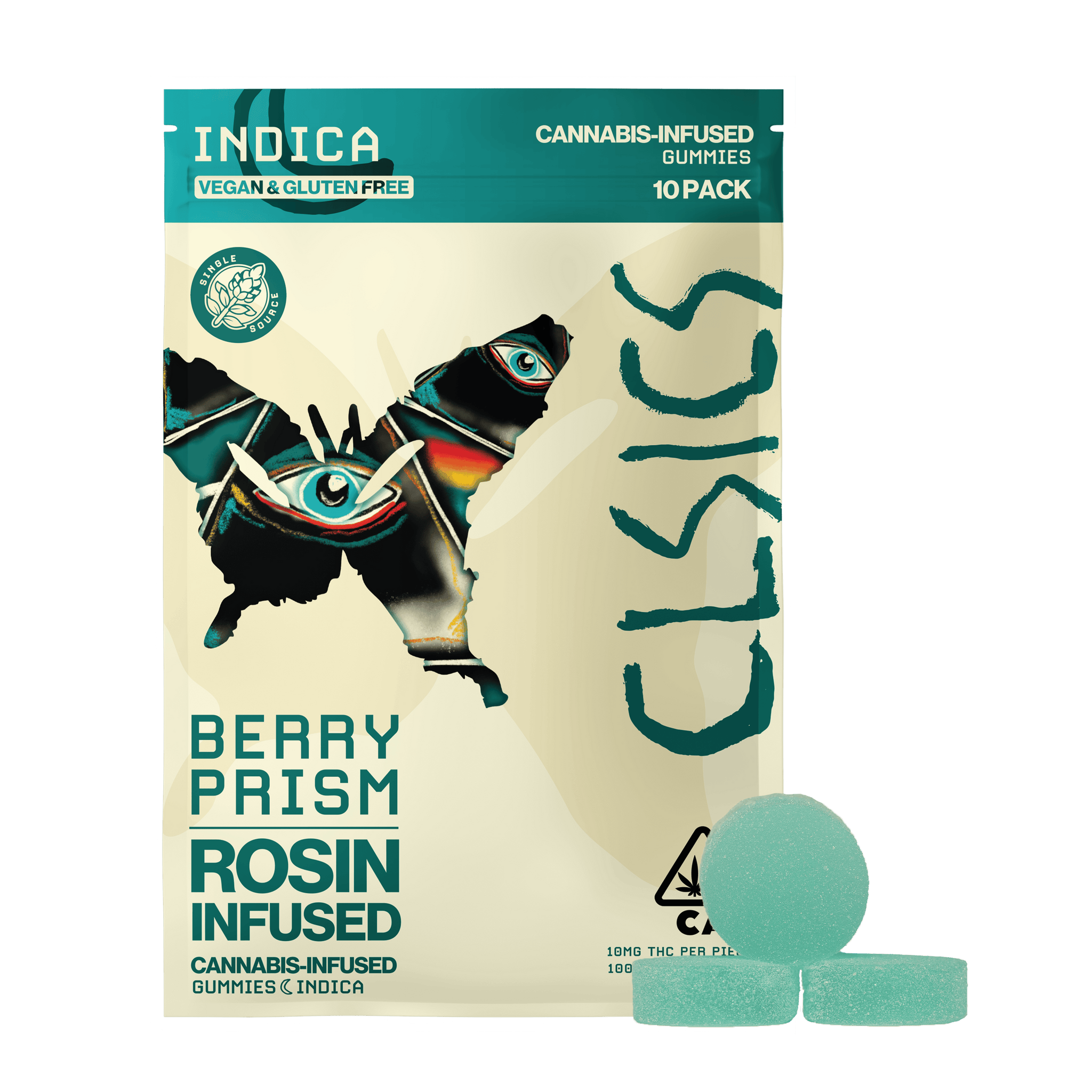 Berry Prism - 10Pk GUMMIES LIVE ROSIN INFUSED