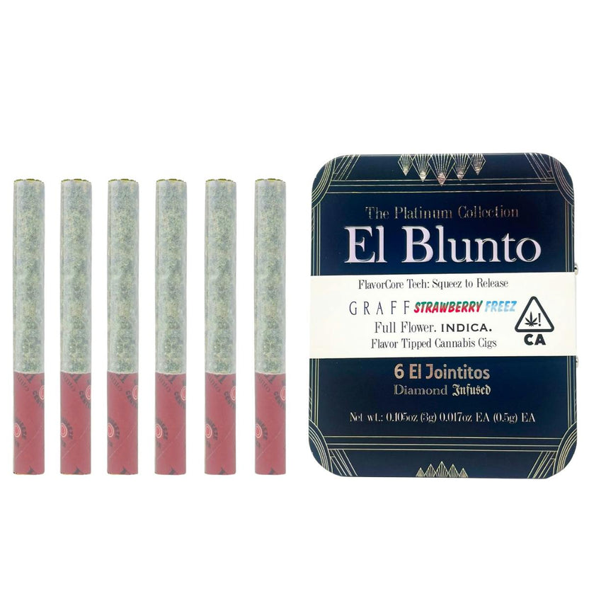 El Jointo FlavorCore - Diamond Infused - Graff Strawberry - .5g x 6pk