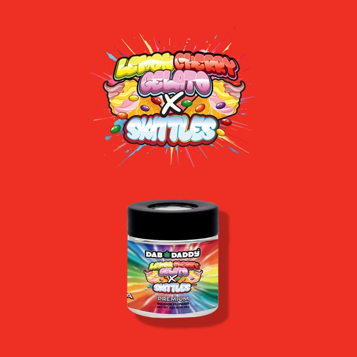 Lemon Cherry Gelato (LCG) Flower Dab Daddy® 3.5g Premium Indoor Flower