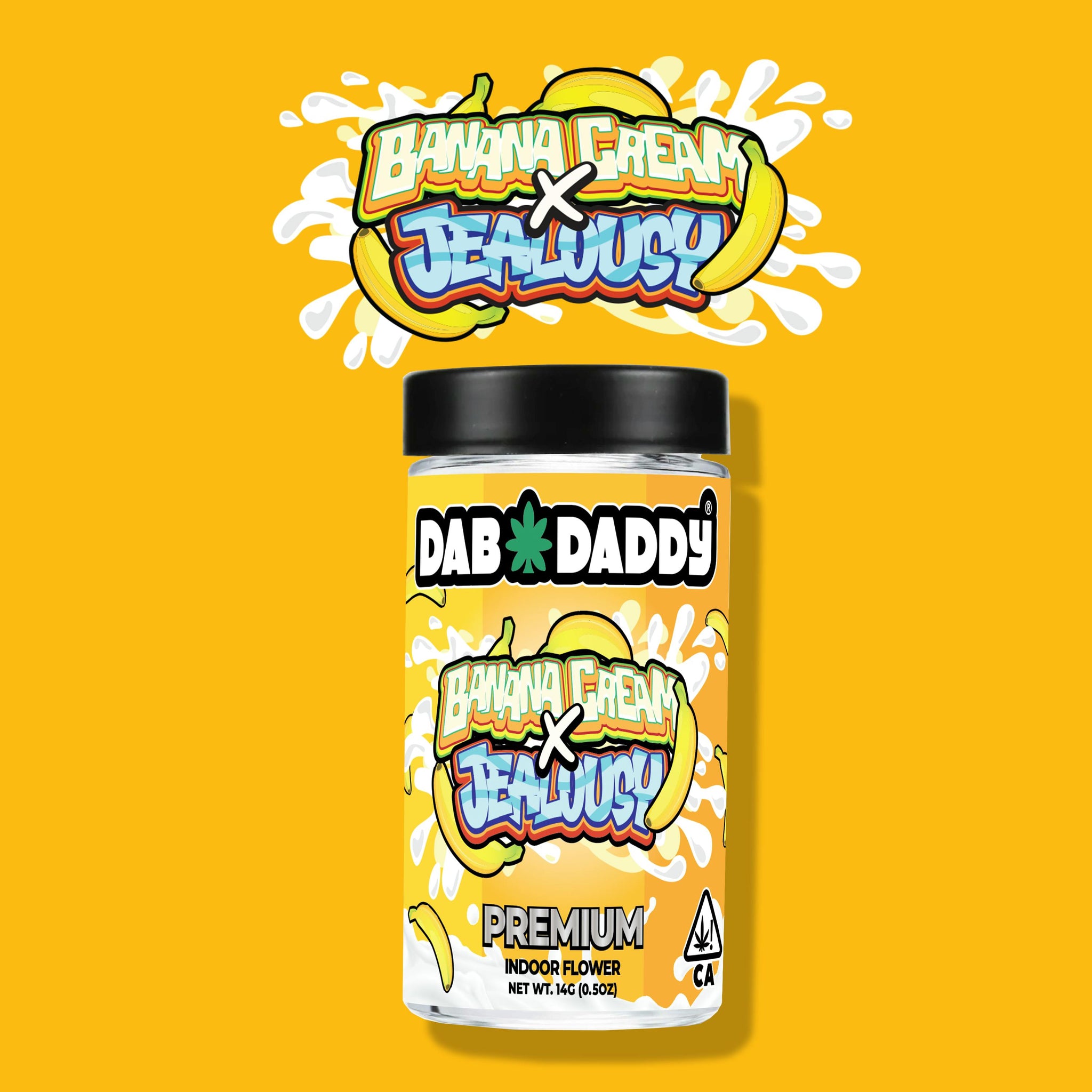 Banana Cream X Jealousy Flower Dab Daddy® 14g Premium Indoor Flower