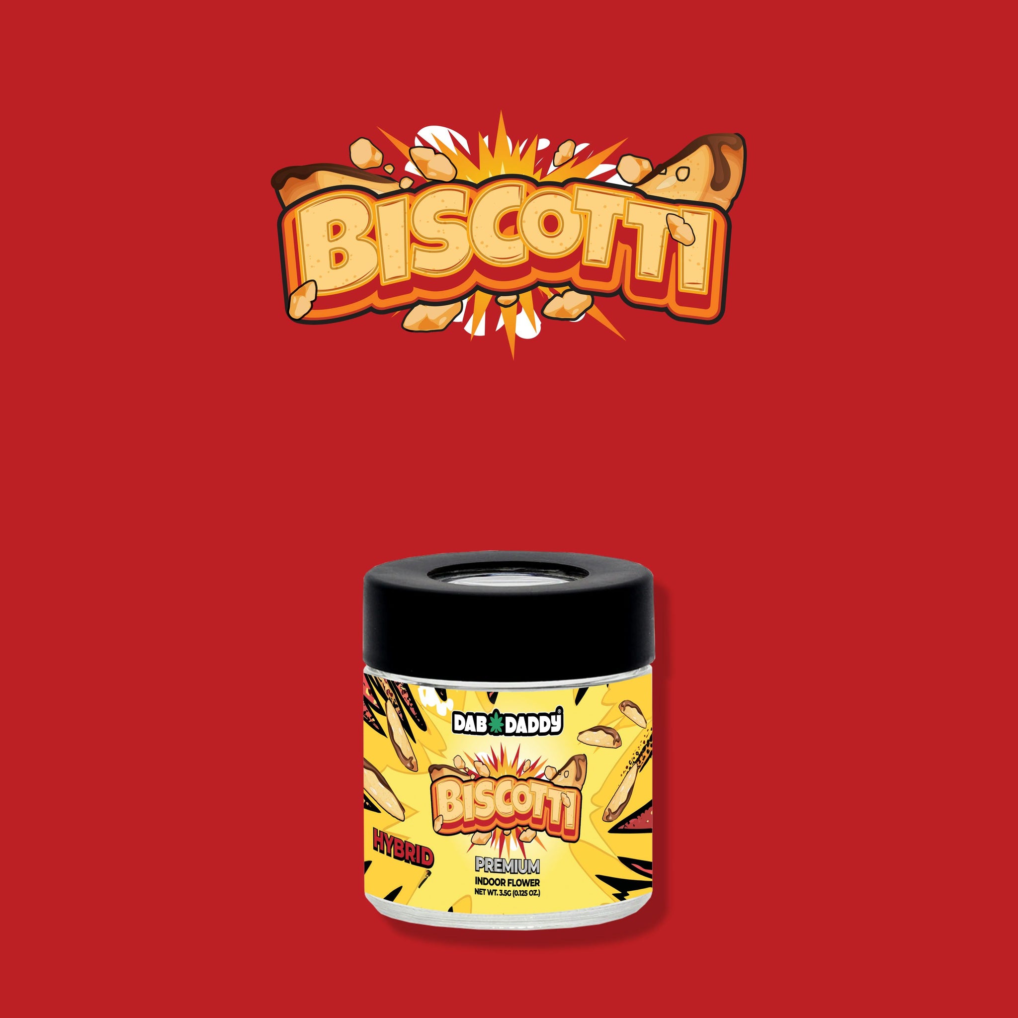 Biscotti Flower Dab Daddy® 3.5g Premium Indoor Flower