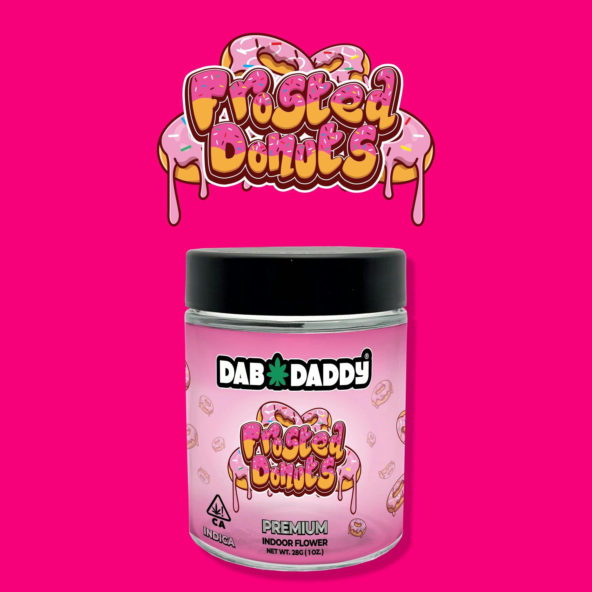 Frosted Donuts Flower Dab Daddy® 28g Premium Indoor Flower