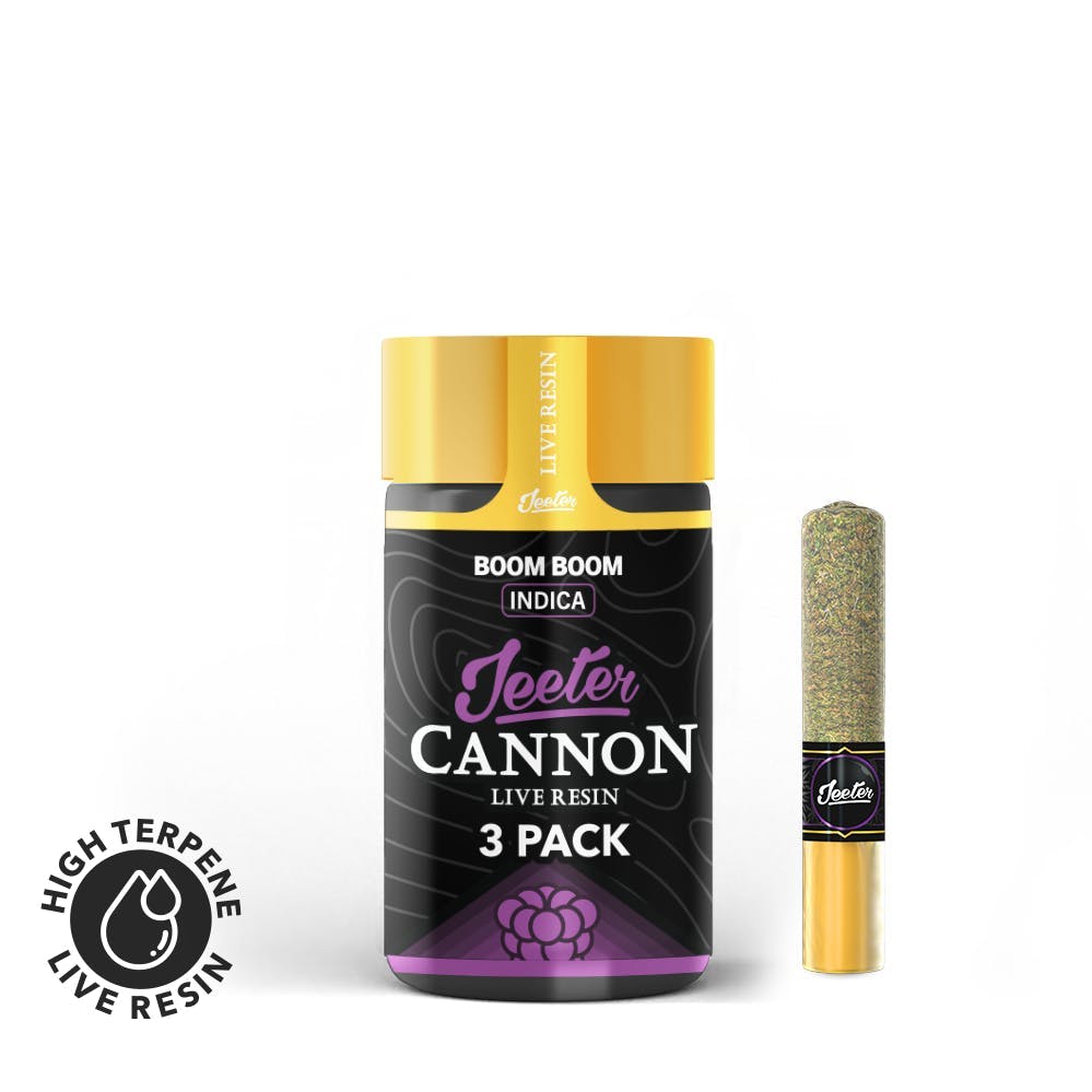 Jeeter Cannon Live Resin - 3 Pack - Boom Boom