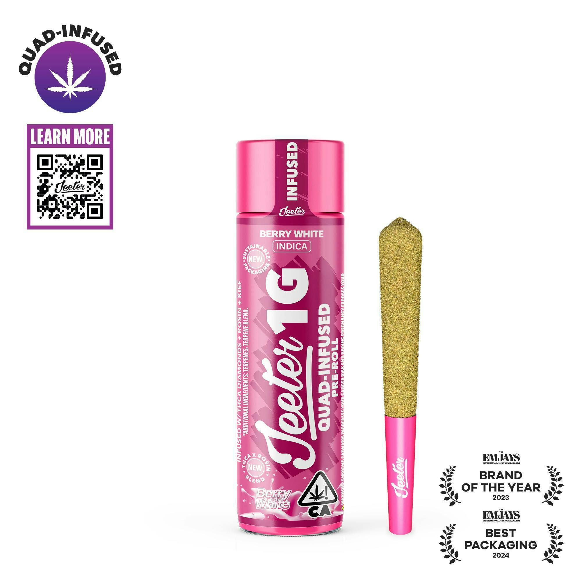 Jeeter Joint | Quad-Infused - Berry White