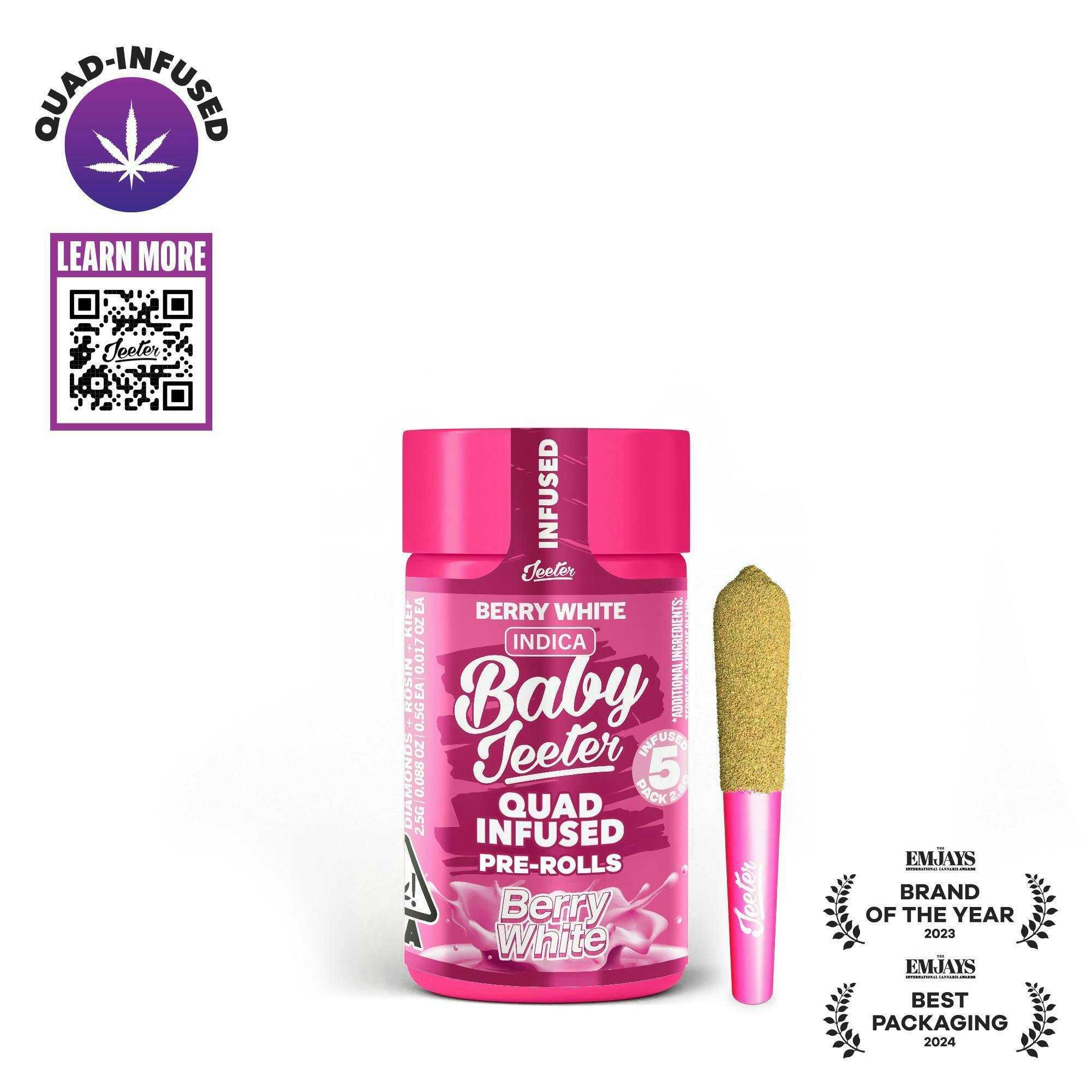 Baby Jeeter | Quad-Infused - Berry White