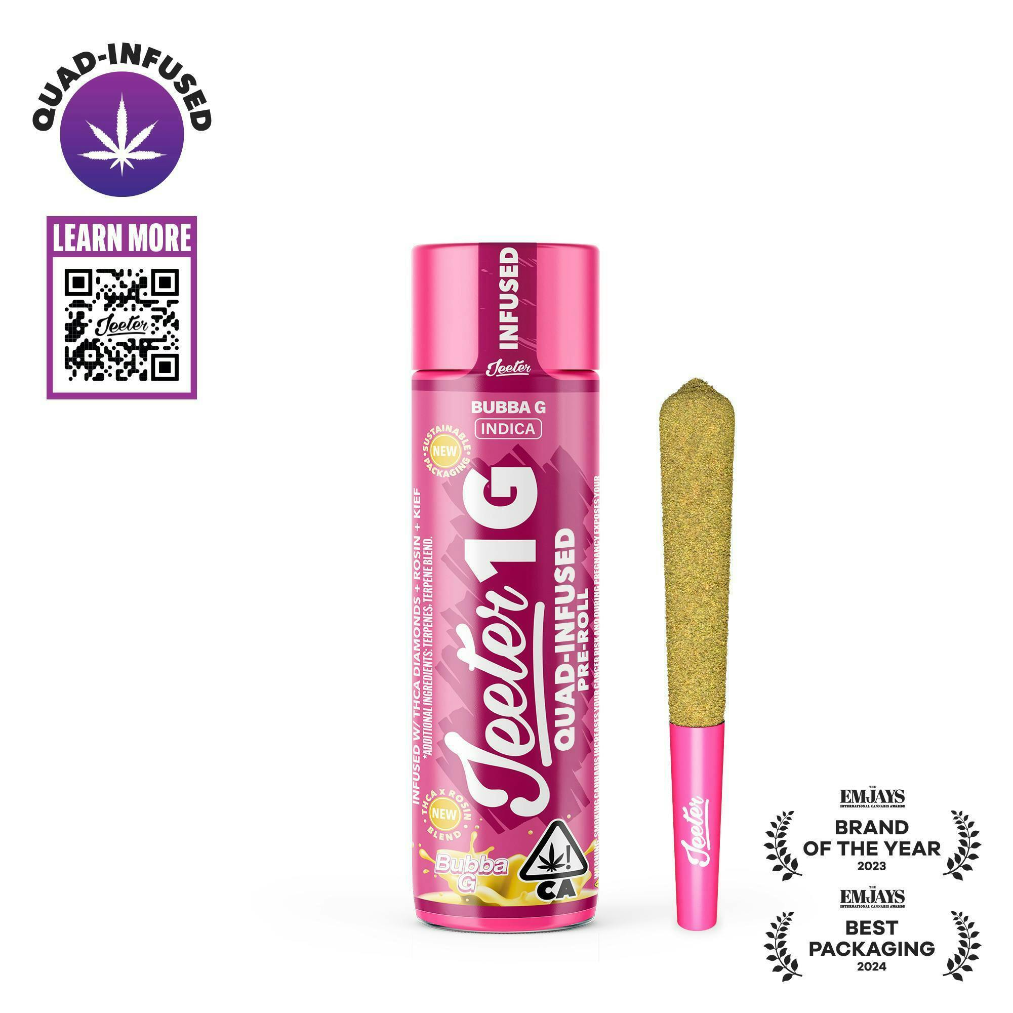 Jeeter Joint | Quad-Infused - Bubba G