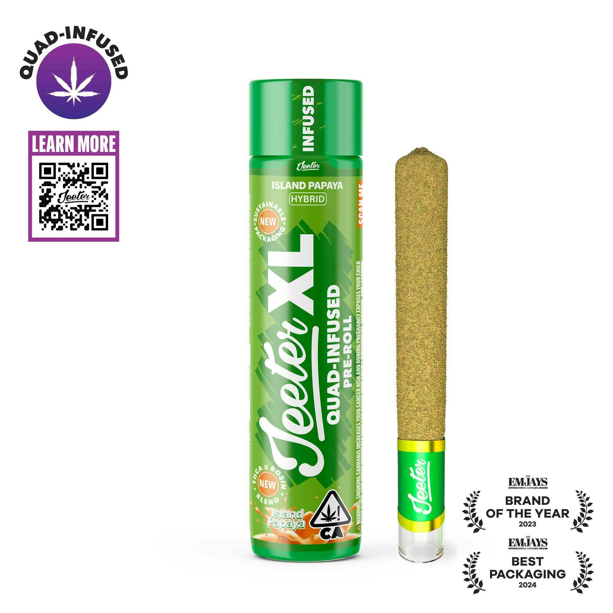 Jeeter XL | Quad-Infused - Island Papaya