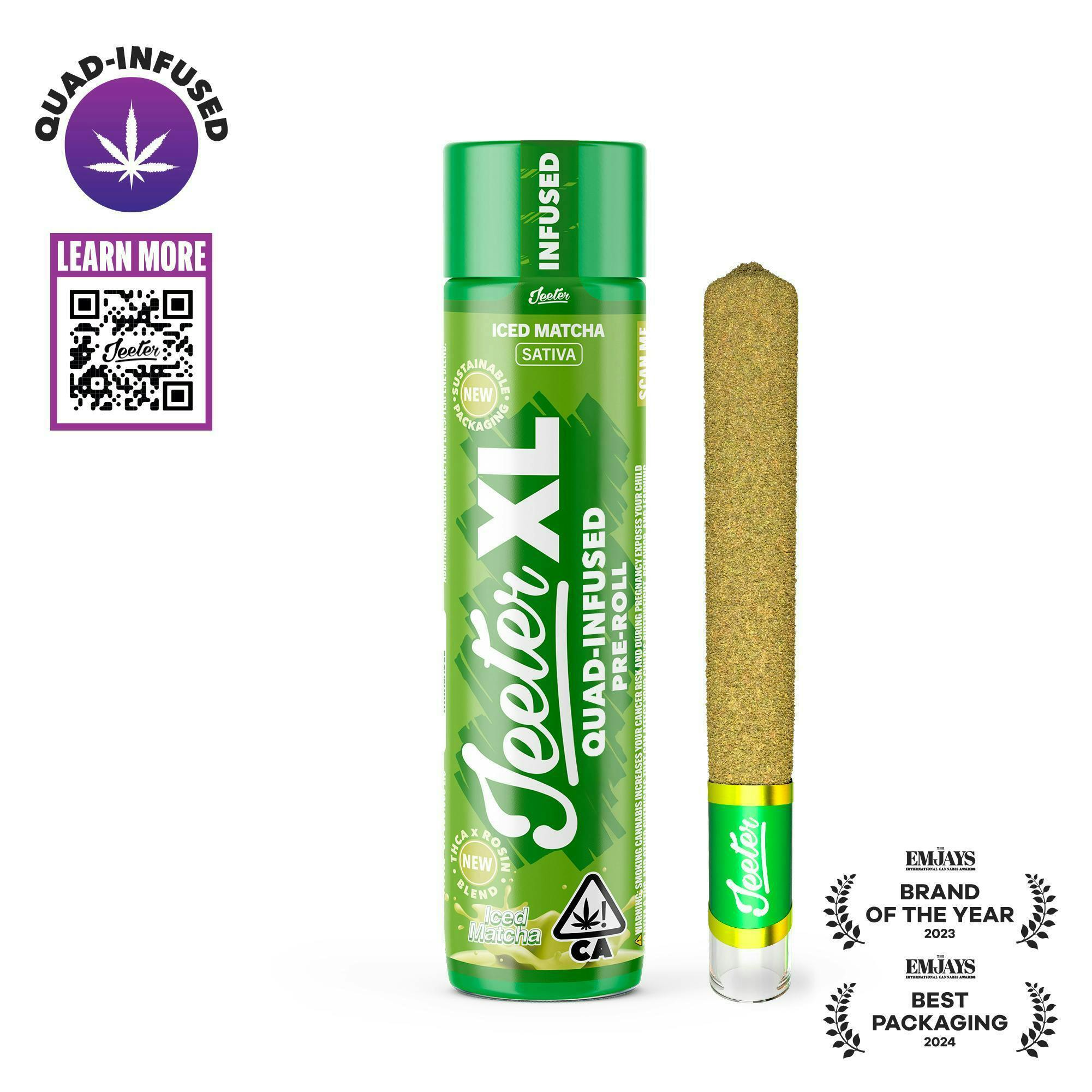 Jeeter XL | Quad-Infused - Iced Matcha