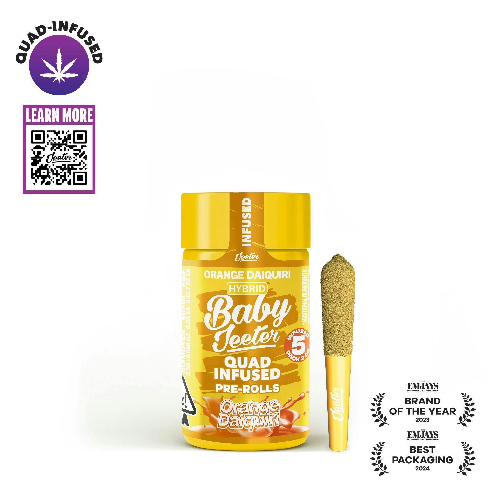 Baby Jeeter | Quad-Infused - Orange Daiquiri