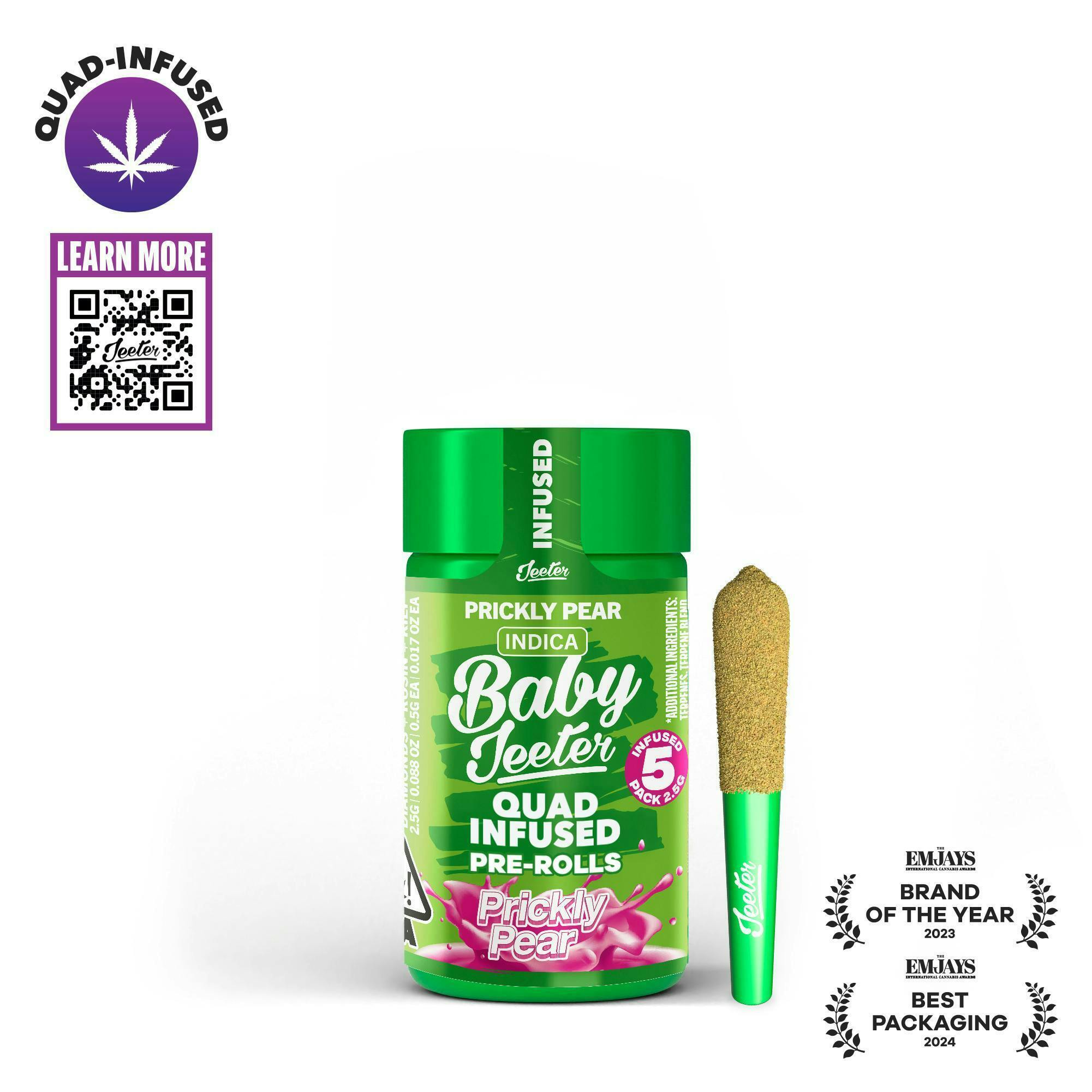 Baby Jeeter | Quad-Infused - Prickly Pear