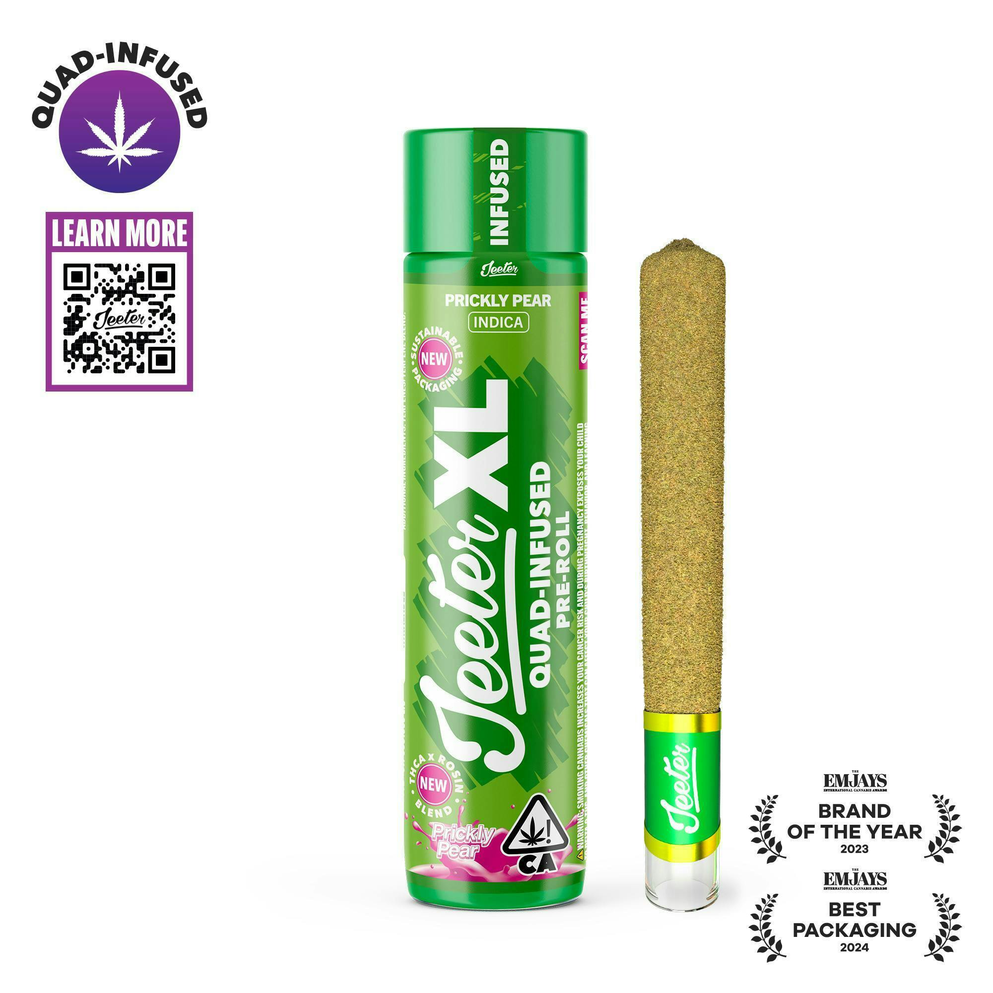 Jeeter XL | Quad-Infused - Prickly Pear