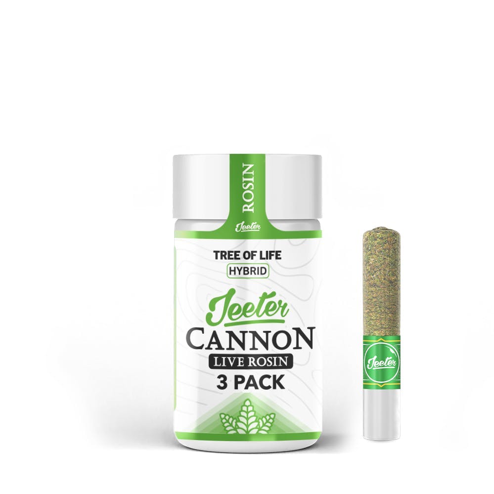 Jeeter Cannon Live Rosin - 3 Pack - Tree Of Life