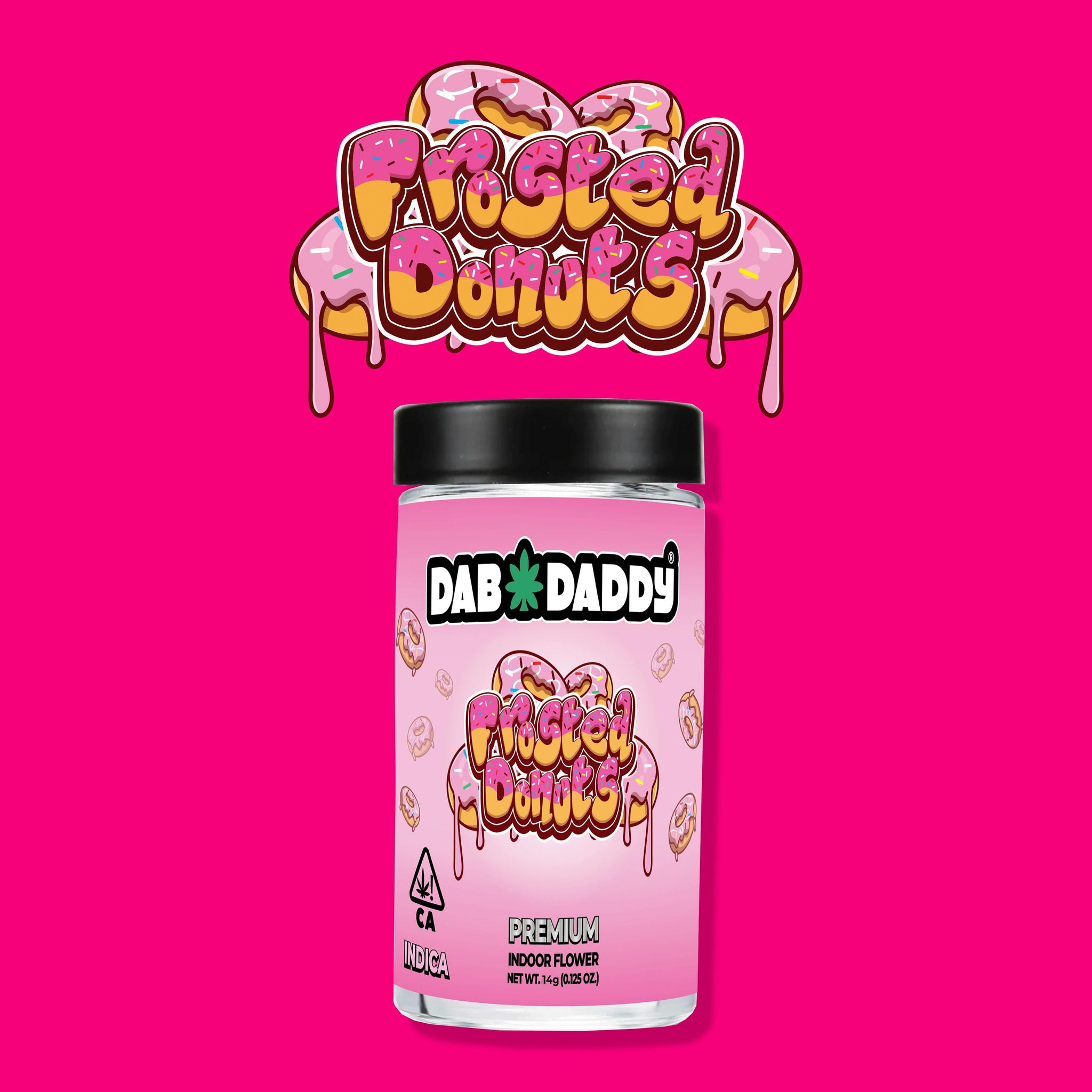 Frosted Donuts Flower Dab Daddy® 14g Premium Indoor Flower