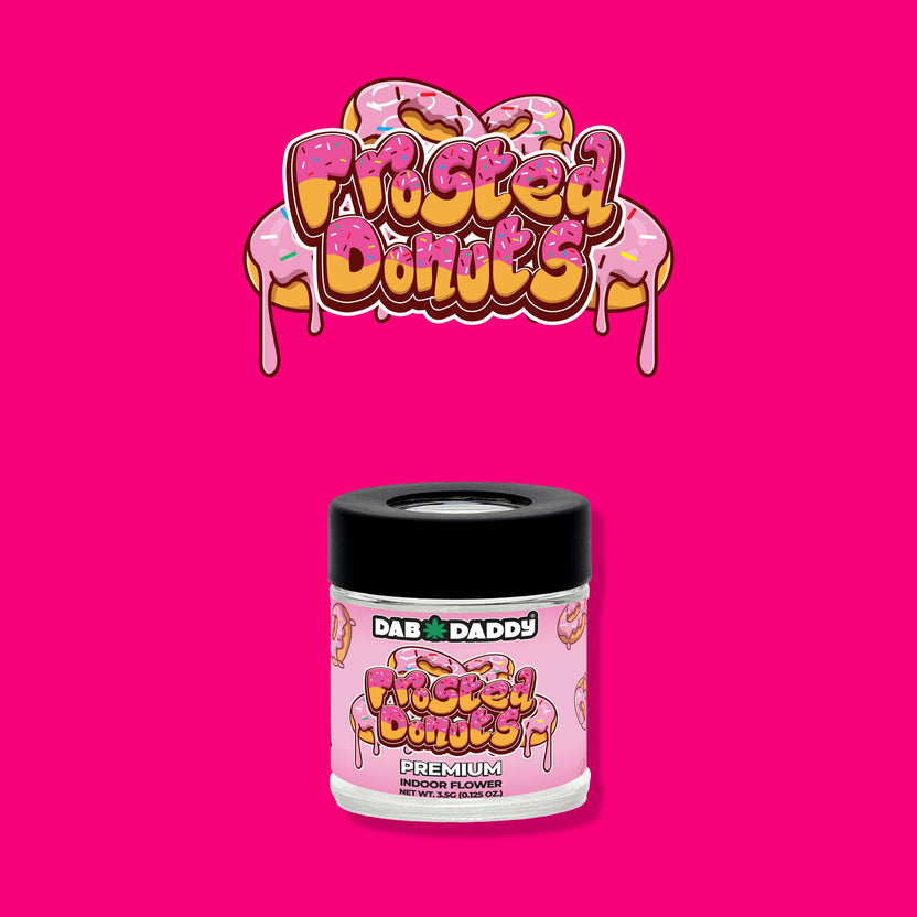 Frosted Donuts 3.5g- Dab Daddy® INDICA Premium Indoor Flower
