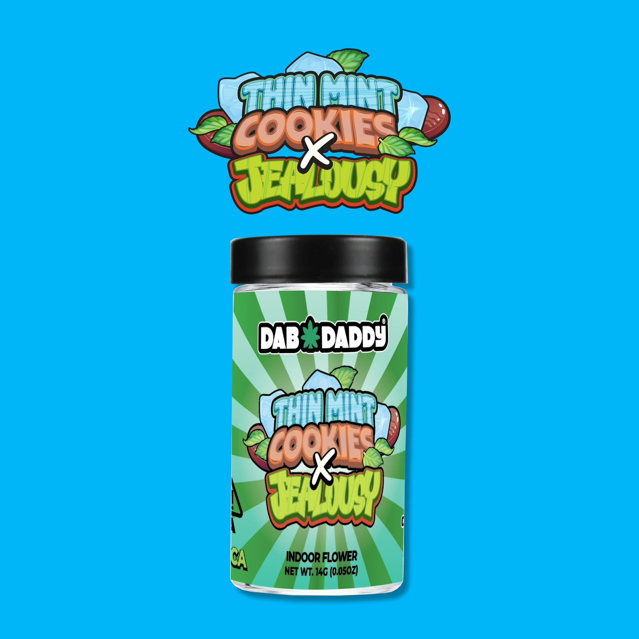 Thin Mint Cookies X Jealousy Flower Dab Daddy® 14g Premium Indoor Flower