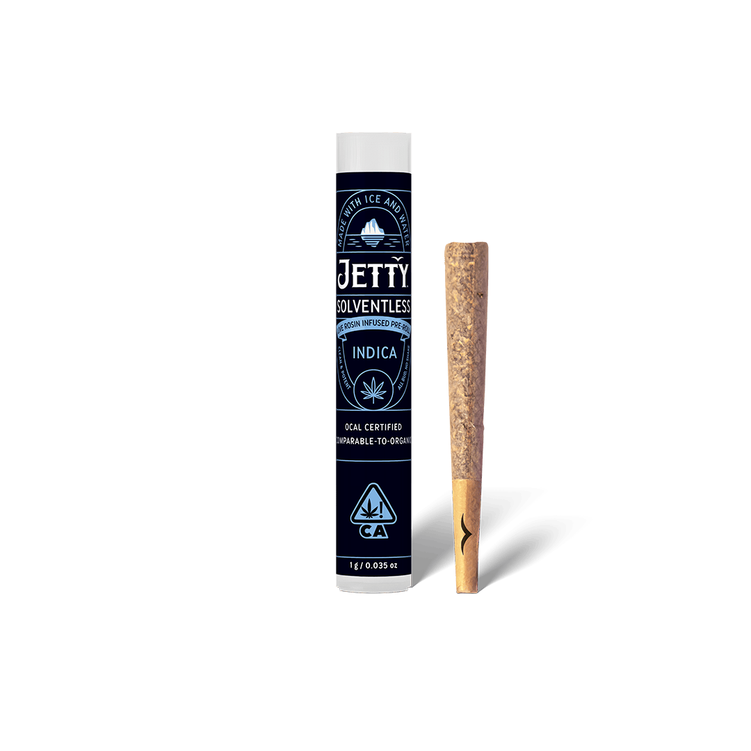 Jetty Pre-Roll OCal Live Rosin Infused Single (1g) GMO x Crumpets