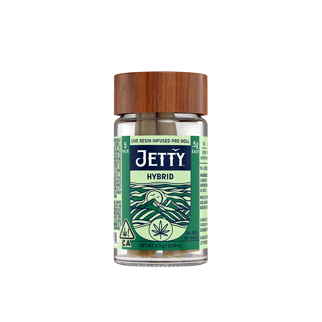 Jetty Pre-Roll Infused 5 Pack (2.5g) Governmint Cheese x Maui Gas