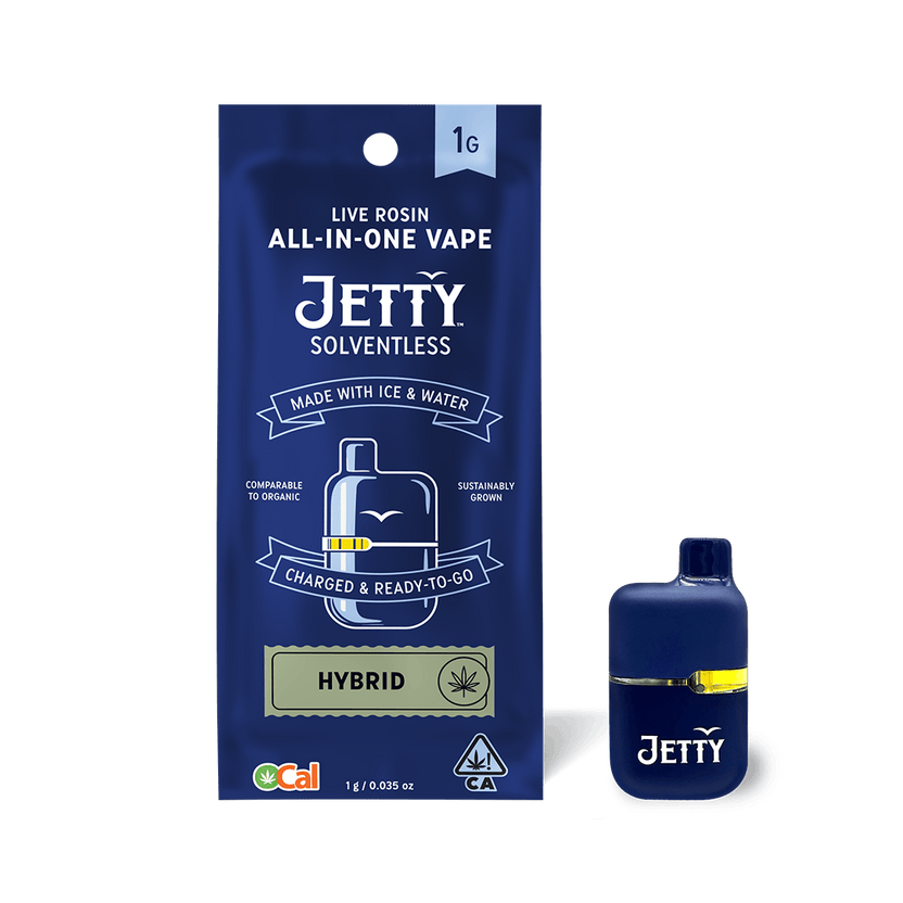 Jetty Extracts | Mini Tank | Mud Slide | Live Rosin Disposable | 1g