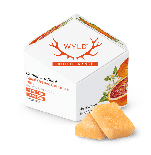 Blood Orange 1:1 CBC Sativa Enhanced Gummies | 100:100mg