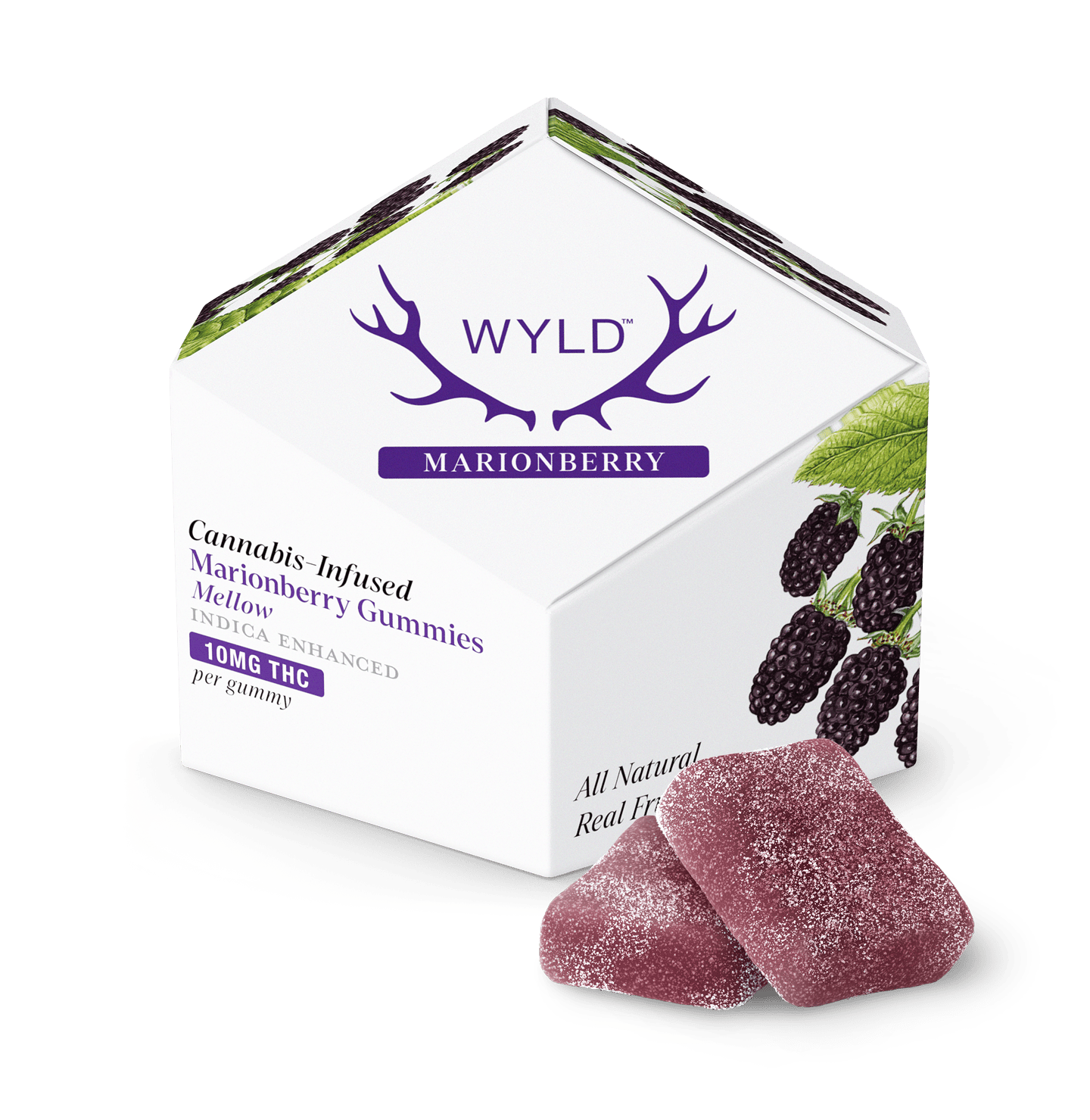 Marionberry Indica Enhanced Gummies 100mg