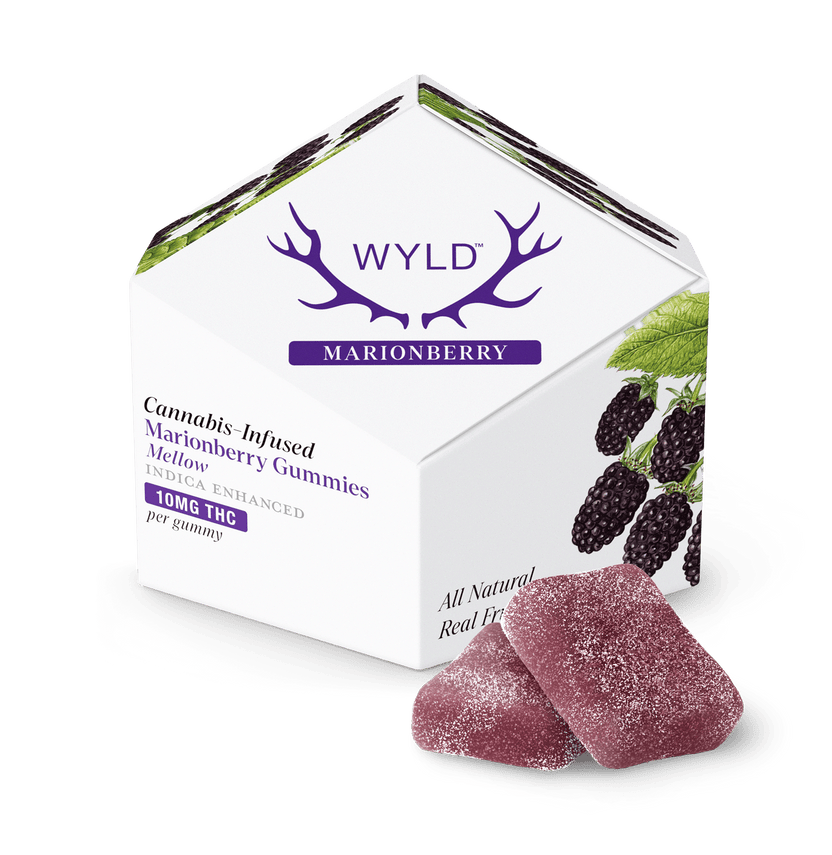 Marionberry Indica Enhanced Gummies 100mg