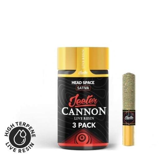 Jeeter Cannon Live Resin - 3 Pack - the white
