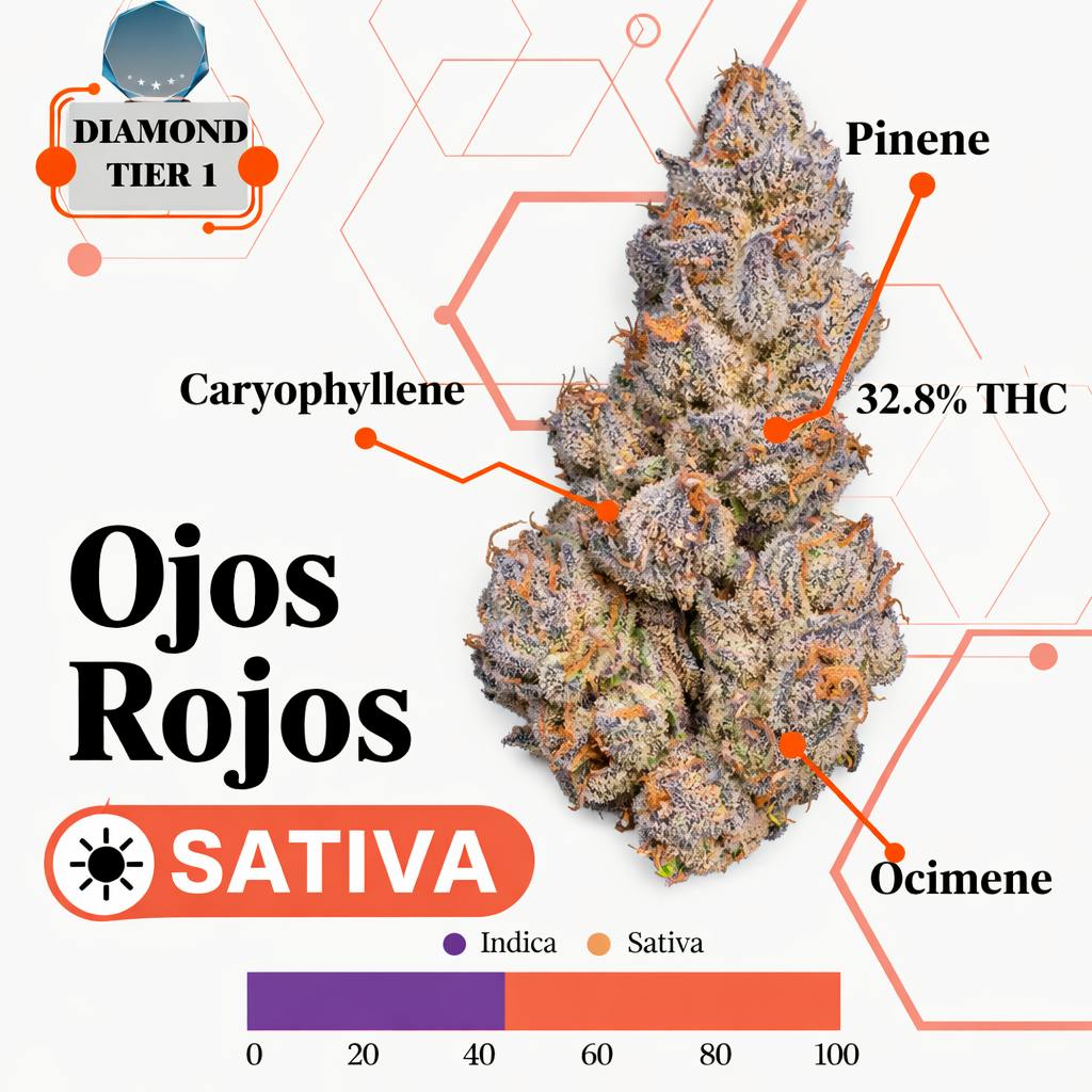 TIER 1 FLOWER - OJOS ROJOS - SATIVA