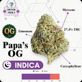 TIER 3 FLOWER - PAPAS OG - INDICA